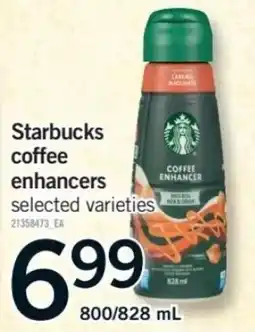 Fortinos starbucks coffee enhancers offer