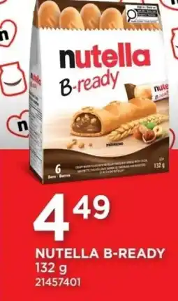 Fortinos Nutella B-ready offer