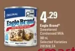 Fortinos Eagle Brand sweetened condensed milk offer