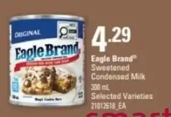 Fortinos Eagle Brand sweetened condensed milk offer