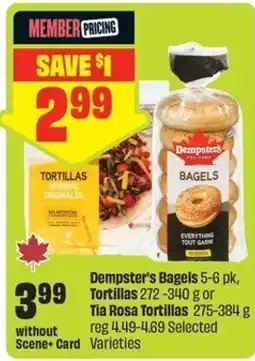 FreshCo Dempster's Bagels offer