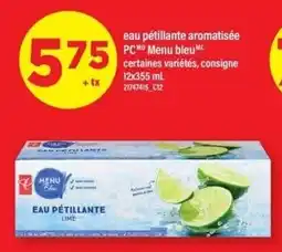 Maxi Menu bleu eau pétillante lime offer