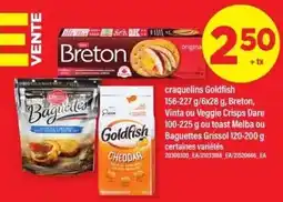 Maxi Breton, Vinta ou Veggie Crisps Dare, Baguettes Grissol offer