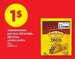 Maxi Old El Paso taco seasonings offer