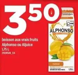 Maxi Alphonso boisson aux vrais fruits offer