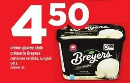 Maxi Breyers crème glacée style offer