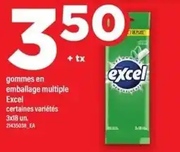 Maxi excel gommes en emballage multiple offer