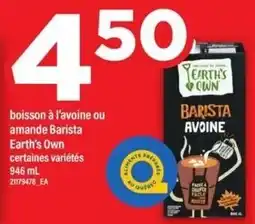 Maxi earth's own barista avoine offer