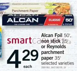 Fortinos Alcan foil offer