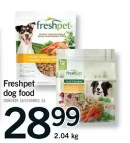 Fortinos Freshpet dog food offer