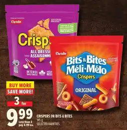 Metro Christie crisps or bits & bites offer