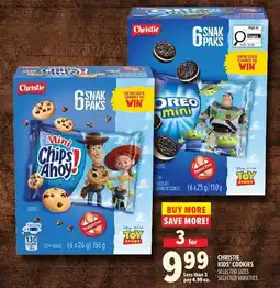 Metro Christie kids' cookies offer