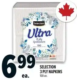 Metro Selection 3 ply napkins offer