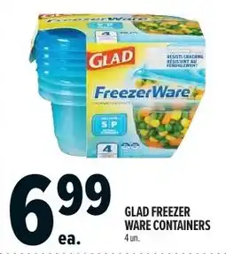 Metro Glad freezer ware containers offer
