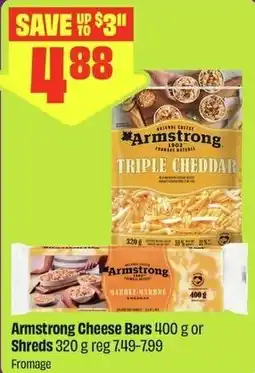 FreshCo Armstrong Cheese Bars or Shreds offer