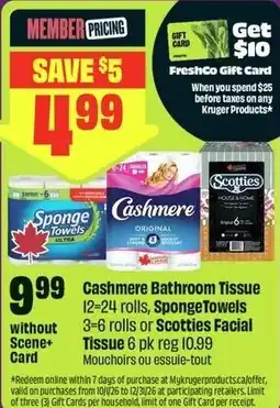 FreshCo Cashmere Bathroom Tissue offer