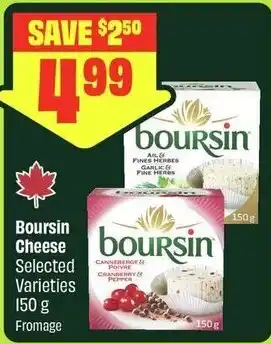 Boursin Cheese Selected Varieties