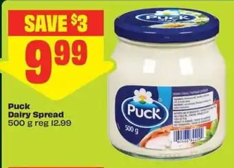 Puck dairy spread