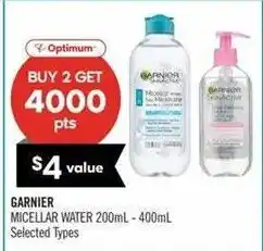 Shoppers Drug Mart Garnier micellar water offer