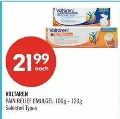 Shoppers Drug Mart Voltaren pain relief emulgel offer