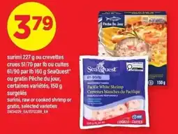 Maxi SeaQuest pacific white shrimp offer