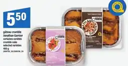 Maxi Jonathan Garnier crumble cake offer