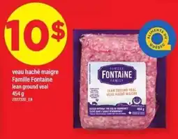 Maxi Famille Fontaine lean ground veal offer