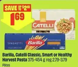 FreshCo Barilla, Catelli Classic, Smart or Healthy Harvest Pasta offer