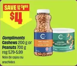 FreshCo Compliments Cashews or Peanuts offer