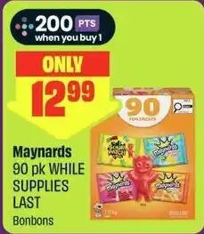 FreshCo Maynards 90 pk While Supplies Last Bonbons offer