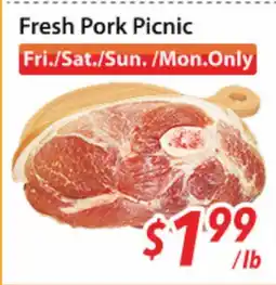 Bestco Food Mart Fresh Pork Picnic offer