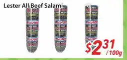 Bestco Food Mart Lester All Beef Salami offer
