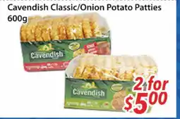 Bestco Food Mart Cavendish Classic/Onion Potato Patties offer