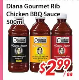 Bestco Food Mart Diana Gourmet Rib Chicken BBQ Sauce offer