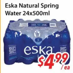 Bestco Food Mart Eska Natural Spring Water offer