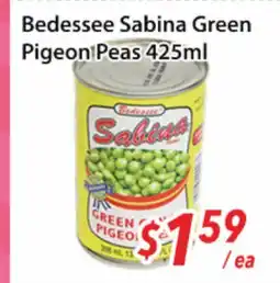 Bestco Food Mart Bedessee Sabina Green Pigeon Peas offer