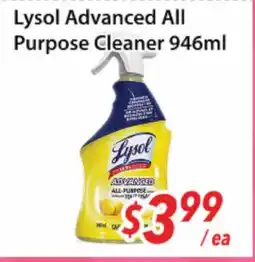 Bestco Food Mart Lysol Advanced All Purpose Cleaner offer