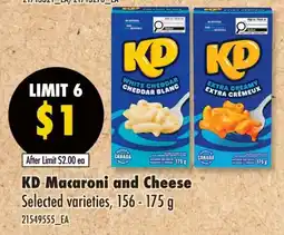 Fortinos KD Macaroni and Cheese offer
