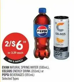 Shoppers Drug Mart Evian Natural Spring Water offer