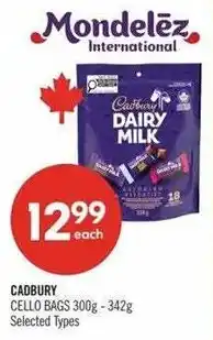 Shoppers Drug Mart Cadbury cello bags offer