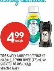 Shoppers Drug Mart Tide simply laundry detergent offer