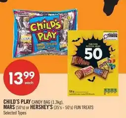 Shoppers Drug Mart Child's Play candy bag offer