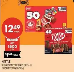Shoppers Drug Mart Nestlé kitkat scary friends or favourite mins offer