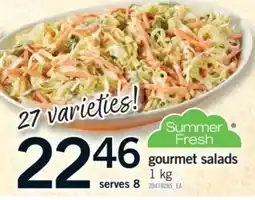 Fortinos Summer Fresh gourmet salads offer