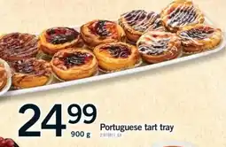 Fortinos Portuguese tart tray offer