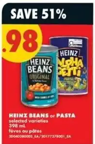 No Frills Heinz beans or pasta offer