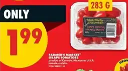 No Frills Farmer's market grape tomatoes offer