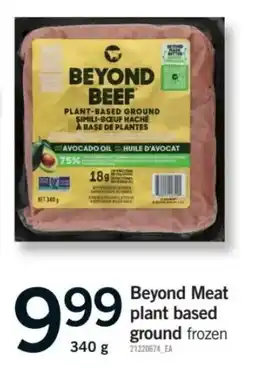 Fortinos Beyond Meat plant based ground offer