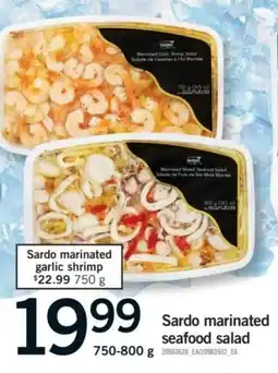 Fortinos Sardo marinated seafood salad offer