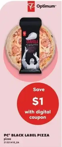 No Frills PC black label pizza offer